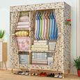 Armoire Penderie Imprimee 100 45 160 Cm Assembler La Garde Robe