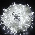 10M LED Guirlande de Noël sapin Guirlande Décoratif de maison lumière intérieur de fête de soirée - blanc froid-0