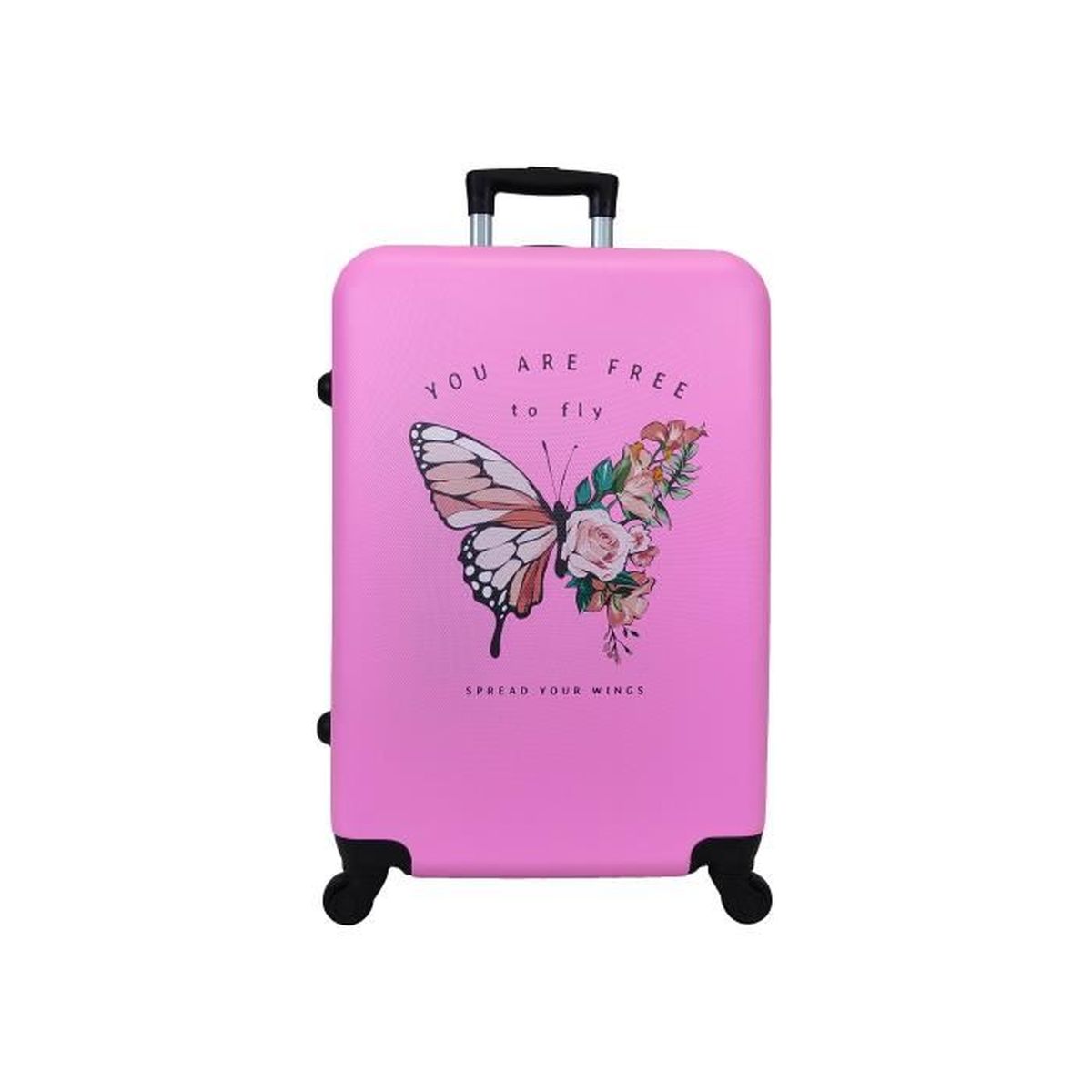 ABS Valise De Voyage Coquille Dure Papillon XL Valise grand voyage Butterfly 99 L 