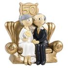 Mopec - Fun Pop-Figurine pour gâteau de mariage d`or 50e anniversaire
