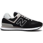 Basket Homme New Balance 574 Core - ML574EVB - Noir - Cuir - Lacets