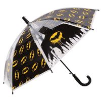 Batman Parapluie pliant automatique pour garçon, noir