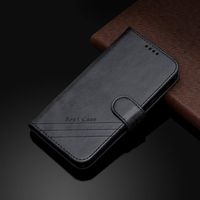 Housse iPhone SE 2020 Coque Étui Protection - Haute Qualité PU Cuir [avec Fentes Cartes, Support, Fermeture Magnétique] -noir