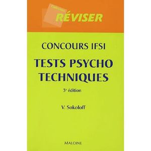 LIVRE MÉDECINE Tests psychotechniques Concours IFSI