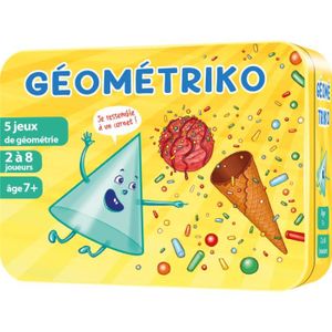 JEU D'APPRENTISSAGE Géométriko - Asmodee - 4  jeux de géométrie - Quiz