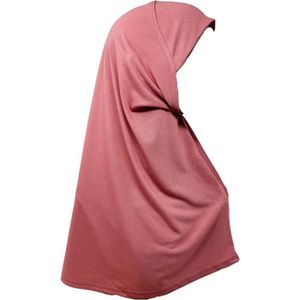 ECHARPE - FOULARD Foulard Hijab Uni Amira Pour Filles Prêt À L'Emploi - Rose - ECHARPE