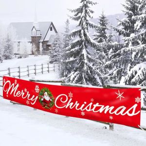 Déco de fête murale Bannière Joyeux Noel Longue Deco,Noël Banderole Dé