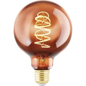 AMPOULE - LED EGLO Lampe LED E27 dimmable, filament vintage spirale, ampoule Edison, globe éclairage, 4 watts, 30 lumens, blanc chaud, ver.[G591]