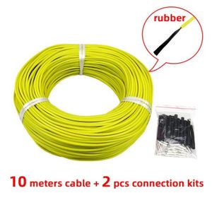 Accessoires câbles Yellow 10 meters -Fil électrique en fibre de carbo