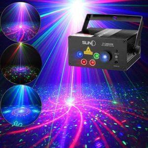 Ehaho Lumières de fête laser DJ, animation 3D RGB Lazer éclairage de scène,  DMX512 Musique Activée par le son, Projecteur Disco Discothèque, Contrôle à  distance, Effet de Faisceau pour bar, : 