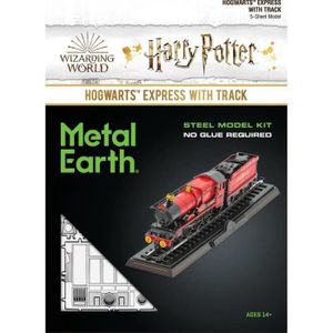 ASSEMBLAGE CONSTRUCTION Metal Earth - Harry Potter Hogward's Express with track