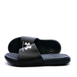 SANDALE - NU-PIEDS Claquettes - UNDER ARMOUR - Ansa Fixed - Noir/blan