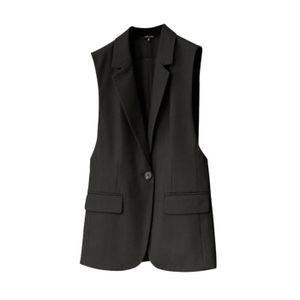 Veste classique top sans manche femme