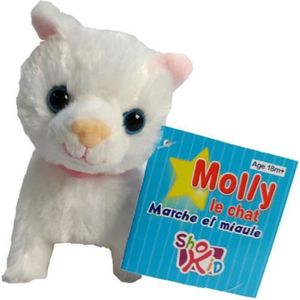 Chat En Peluche Qui Ronronne Cdiscount