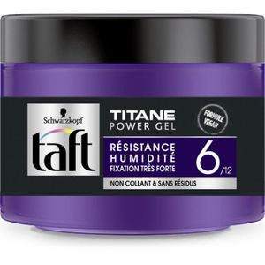 CIRE - GEL COIFFANT SCHWARZKOPF TAFT Titane Power Gel Cheveux - Pot de 250 ml