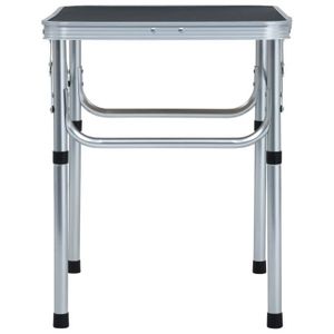 TABLE DE CAMPING ZERODIS Table pliable de camping Gris Aluminium 60