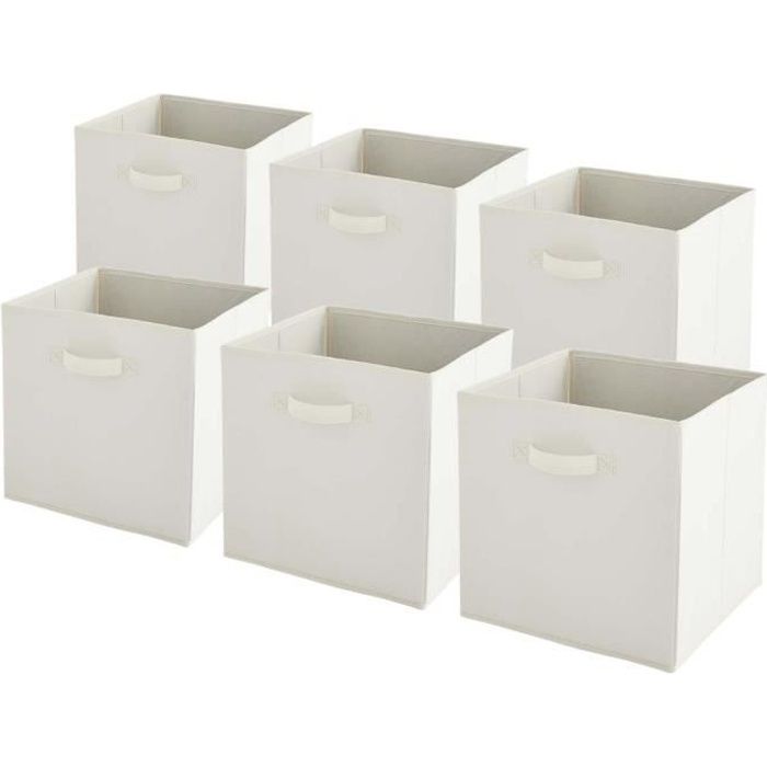 Mangata Cube de Rangement Tissu, Panier Cube de Rangement, (Gris,  30x30x30cm/4 Paquet) : : Cuisine et Maison
