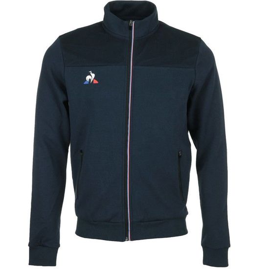 Sweat à Capuche Le Coq Sportif Presentation N°1 Pour Garçon 14 Ans - Coupe Décontractée En Coton (Noir)