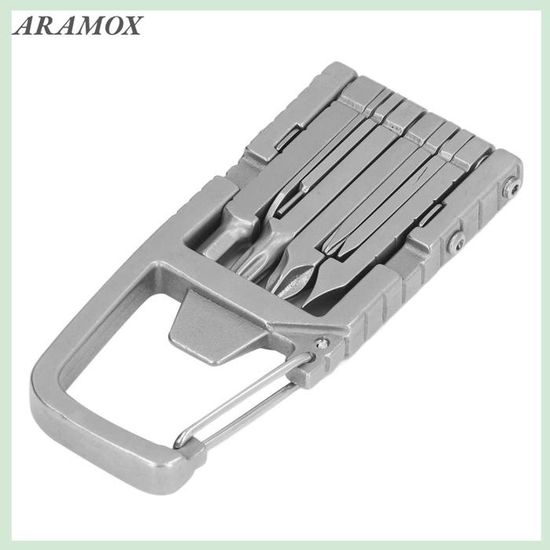 Porte-clés Multitool EDC 8 En 1 – Pour Urgence, Camping