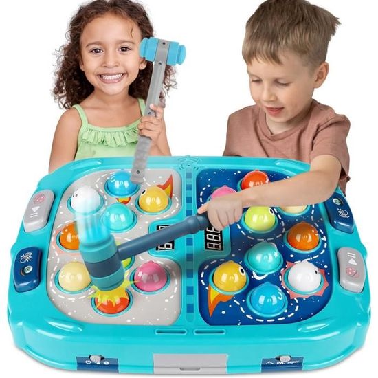 Jouet Rotatif Interactif Bébé – Coordination œil-main – Animaux, Vert – Dès 1 An