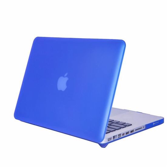 Coque MacBook Pro 15 pouces [Modèles: A1286] avec CD-Rom - Mat Rigide  Housse de Protection Antichoc - Rouge