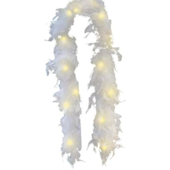 Lot De 5 Guirlandes De Sapin En Plumes Vertes - Longueur 2 M Chacune - Décoration De Noël Légère Et Moelleuse - Pour Sapin, Guirlande Murale, Carnaval - 2