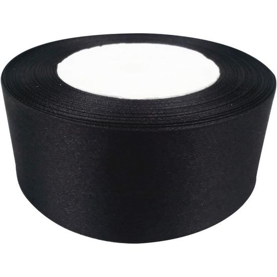 Rouleau Complet Ruban 40mm - à Double Face Satin Couleurs Vives - 100% Polyester - Pour