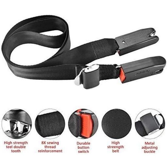 FL01439 Ceinture ISOFIX Connecteur de Verrou Loquet Belt de Siege Voiture pour Fixer Sieges Auto de Securite Enfants 1PCS Cdiscount Animalerie