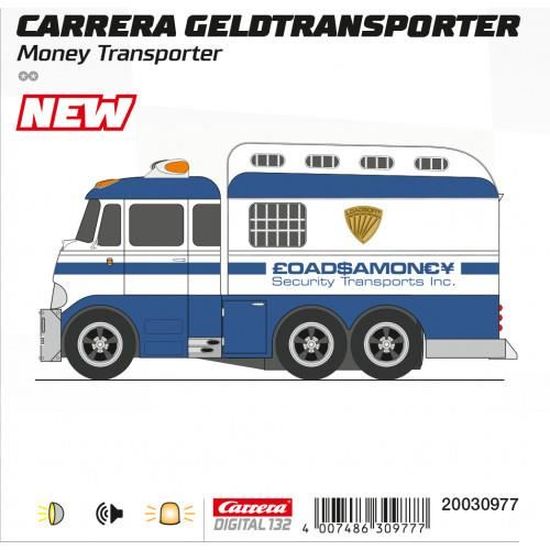 DIGITAL 132 Carrera Geldtransporter Money Transporter Auto Carrera 30977 