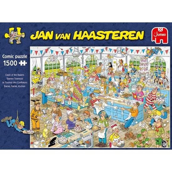 Puzzle - JUMBO - Jan Van Haasteren - 1500 pièces - The Clash Of The Bakers