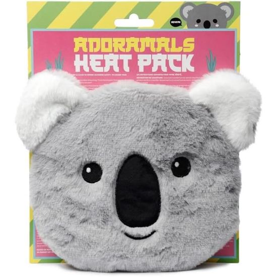 Bouillotte Koala 350 Ml 34 Cm Beige-2 En 1 Doux Et Clin