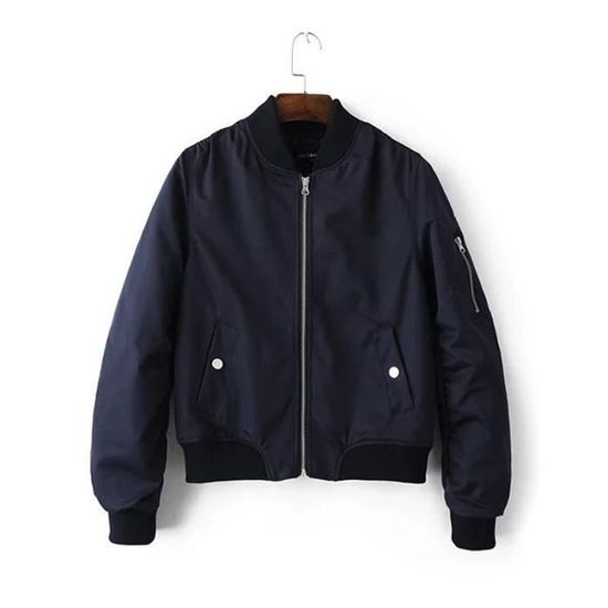 MA1 Bomber Femme Marque Luxe Slim Fit Veste Pour Femme