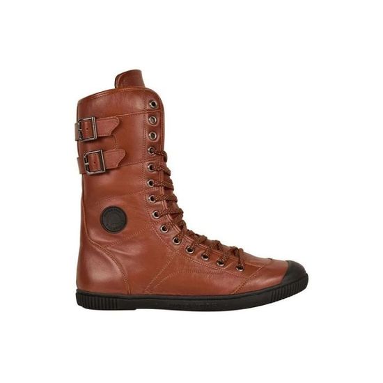 Bottines Femme PATAUGAS IRATIKO Cuir Marron Talon Plat 2cm Lacets Marron Cdiscount Chaussures