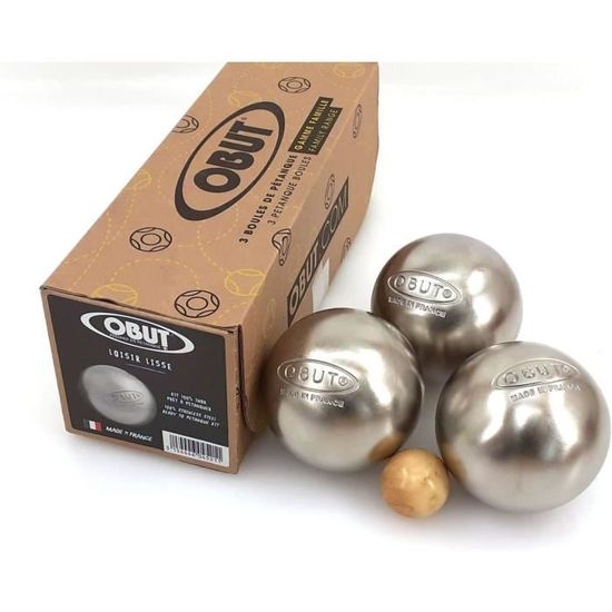 Boules de pétanque MS LSX lisse inox | Loisir Pétanque