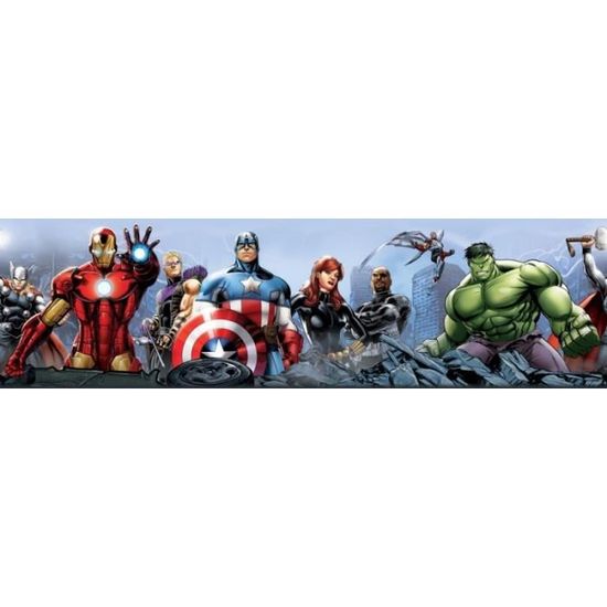 Frise adhésive murale Avengers