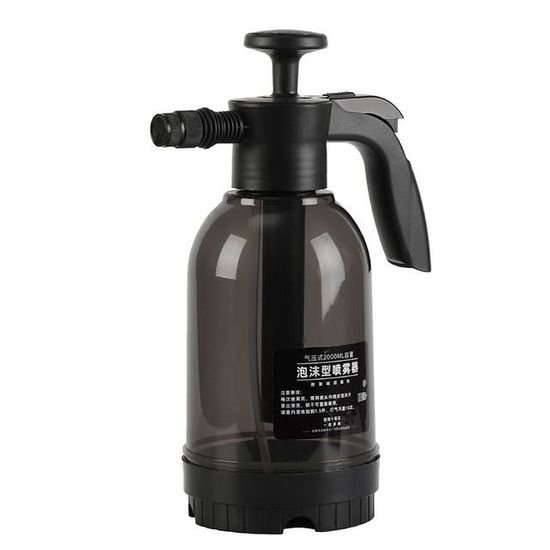 Pulvérisateur à Mousse Pour Voiture 2L - Manuel à Pression - 2 Buses Incluses - Pour Lavage Auto, Jardin, Maison