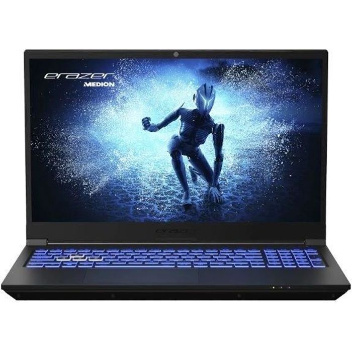 PC portable Gaming - ERAZER - DEPUTY P40 MD62564 - 15,6" 144 Hz - Intel i5-12450H - RAM 16Go - SSD 512Go - RTX 4060 - Windows 11