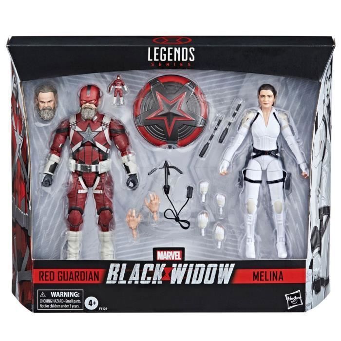 Figurine Marvel - Black Widow Red Guardian and Melina - Taille 15cm - Accessoires inclus