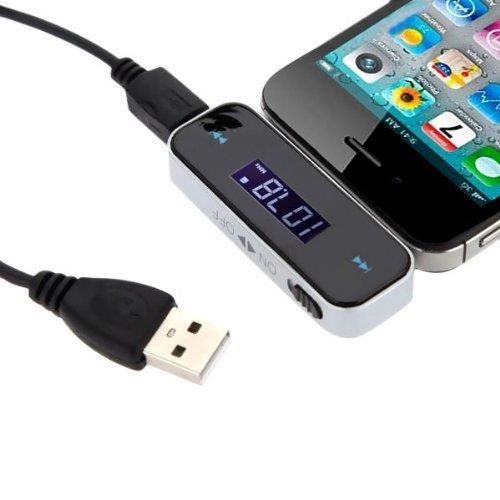 3.5mm In-Car Kit Cars FM Modulator Écoutez Adaptateur Radio Transmetteur FM streaming lecteur de musique pour iPod iPad Tablet PC,