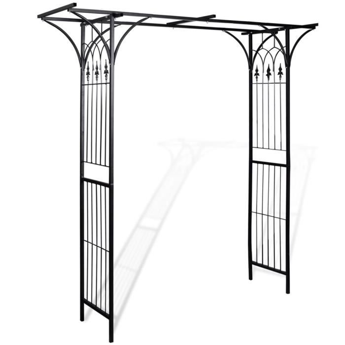 Arche de jardin Pergola de jardin Jardin d'entrée Décoration 200 x 52 x 204 cm