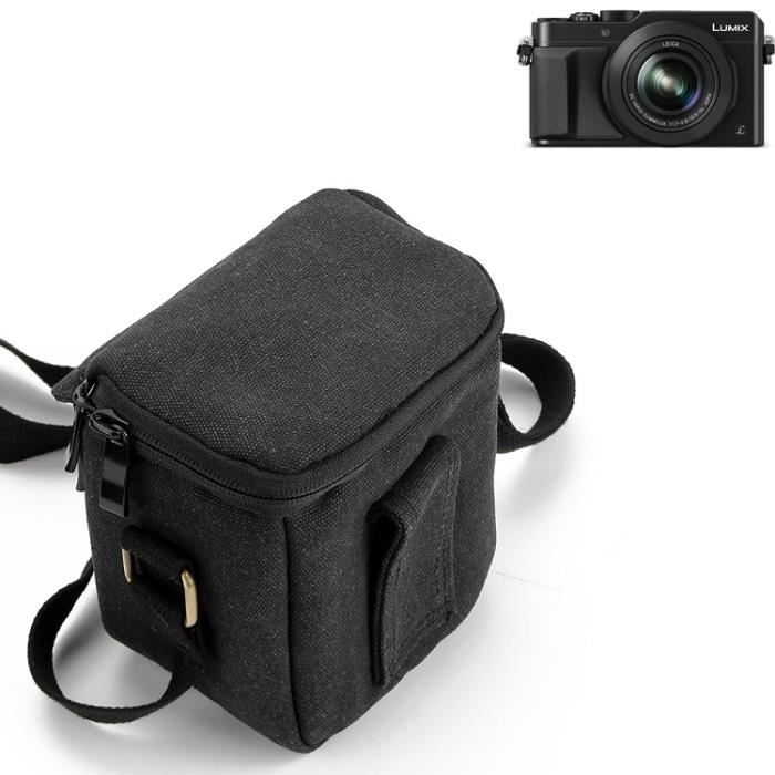 Pour Panasonic Lumix DMC-LX100 Épaule Caméra Mallette transport Sac résistant chocs Météo protecteur compact, noir - K-S-Trade(TM)