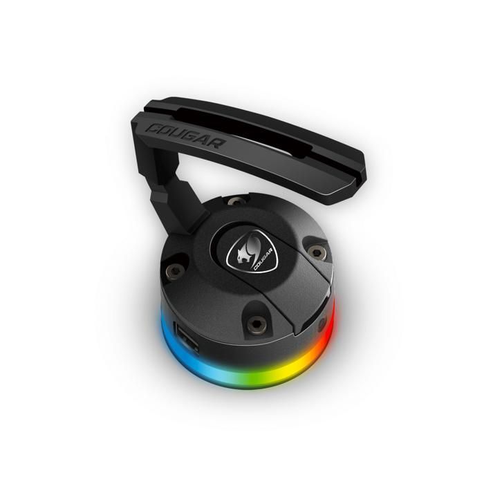 Cougar Gaming Support Cordon Souris Gamer Bunker RGB avec Ventouse Noir CGR-XXNB-MB1RGB