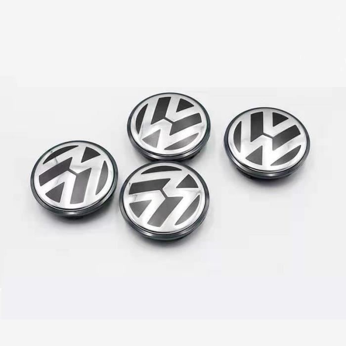 4 x Centre de roue cache moyeu VW 65mm logo volkswagen emblème ref.3B7 601 171