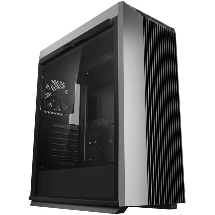 DEEP Cool CL500 Boîtier de Milieu de Tour ATX Haut débit d'air Panneau Avant E/S USB Type-C en Verre trempé Panneau latéral magnétiq