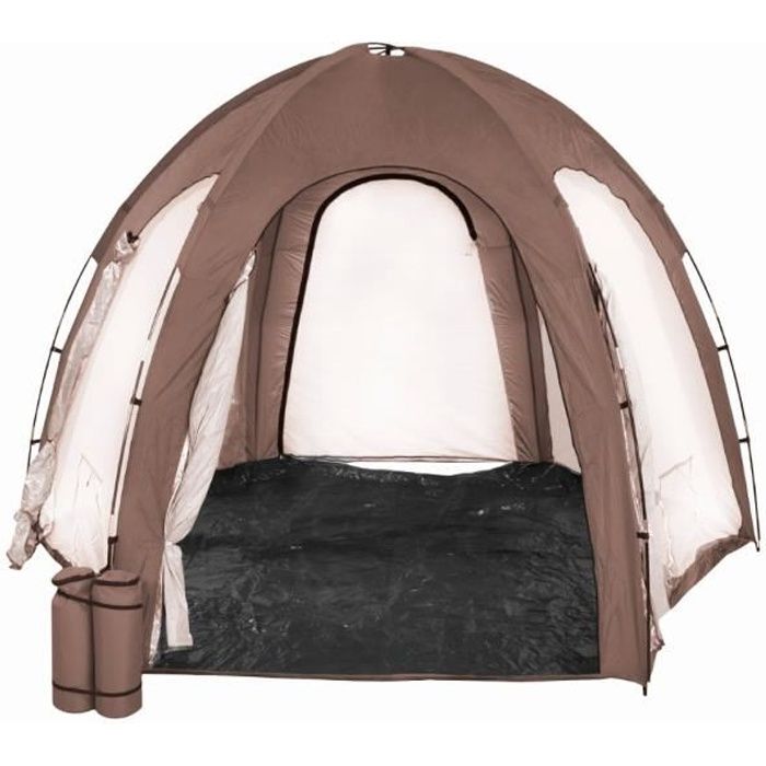 Tente dôme abri de piscine et spa - 3.4m x 3.9m H2.2m
