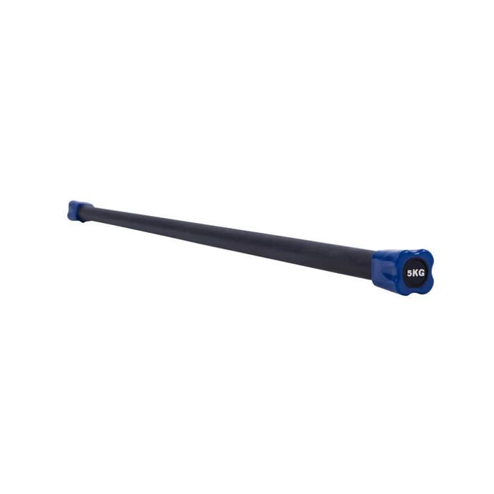 Gorilla Sports - Barre d´aerobic longue de 120cm disponible de 1kg à 10kg - 5 KG