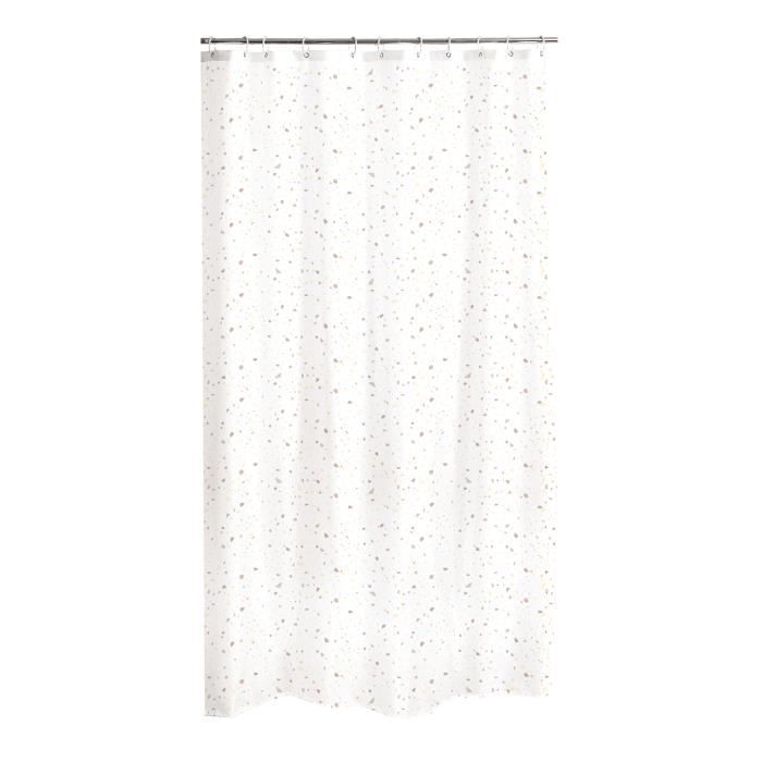 CDaffaires rideau de douche polyester 180*h200cm terrazzo