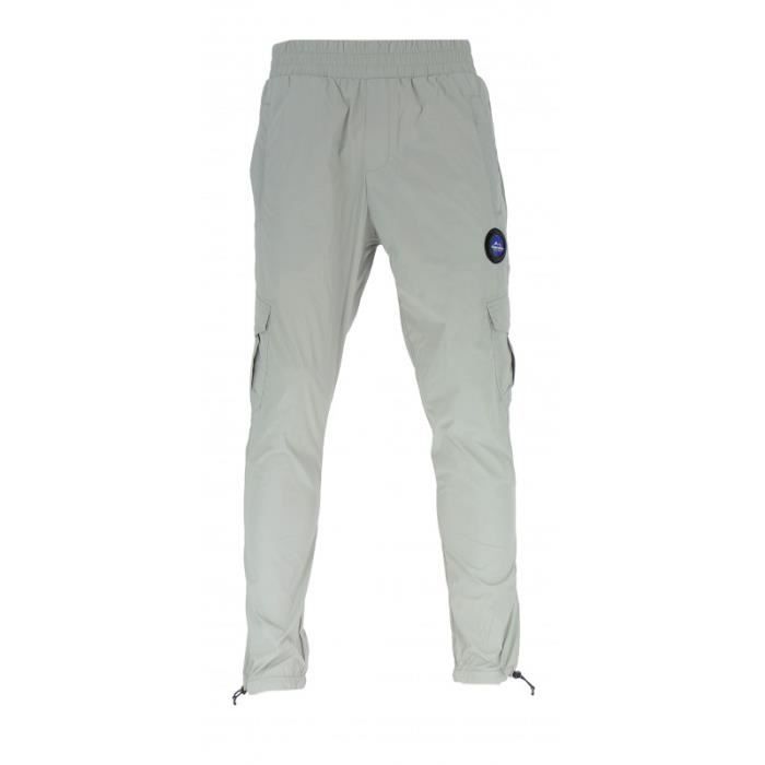 Pantalon de Survêtement Cargo Helvetica FERET - Réf. FERET-ROCK. Couleur : Gris. Détails. - Tailles élastique. - Deux poches