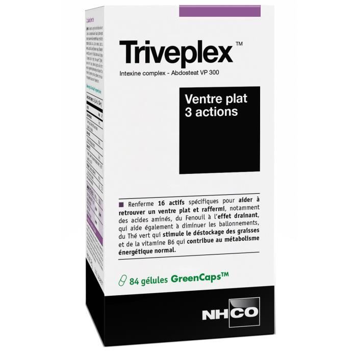 NHCO NUTRITION TRIVEPLEX - Ventre Plat - 84 gélules