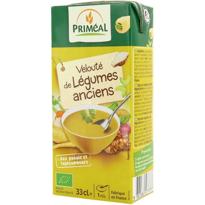 PRIMEAL - VELOUTE LEGUMES ANCIENS 33CL